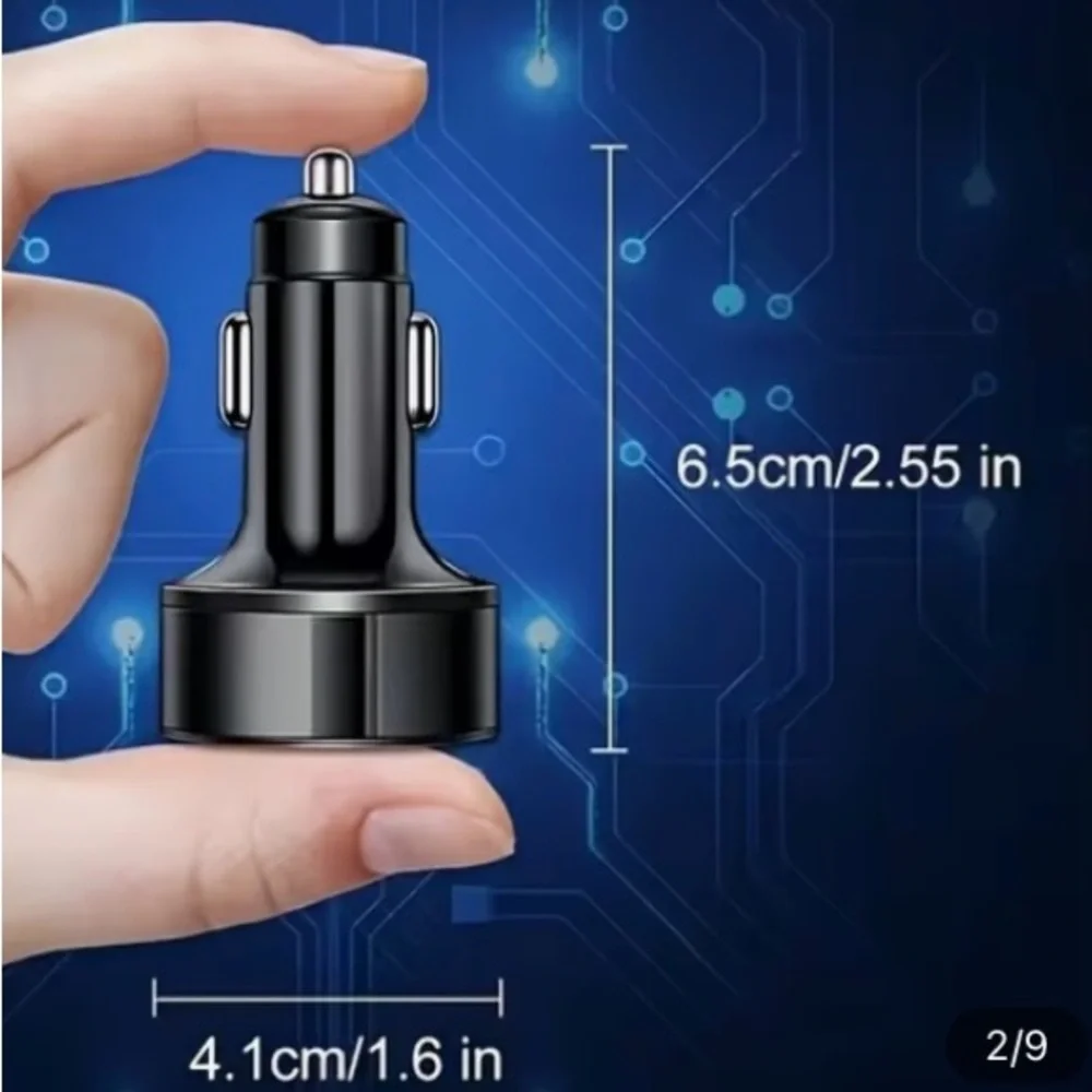 Black Multi-Port USB Car Charger
